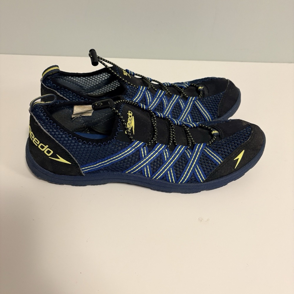 SPEEDO Blue Slip On Poolside Casual Shoes Size 8 Water Shoes